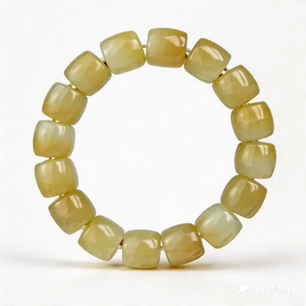 White Jade Wealth Bracelet