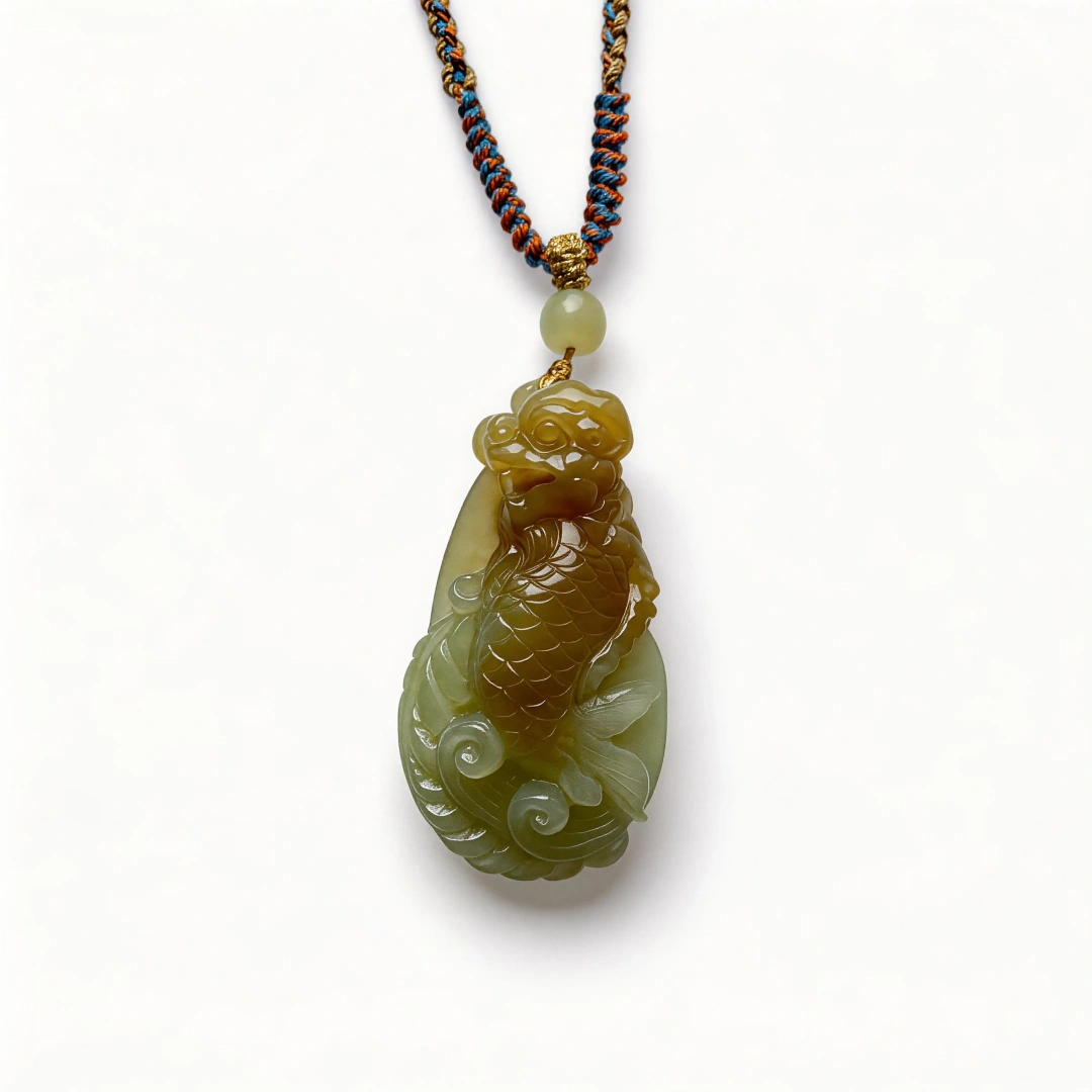 Hetian Jade Bracelet – clean white background product photo | QZZEN