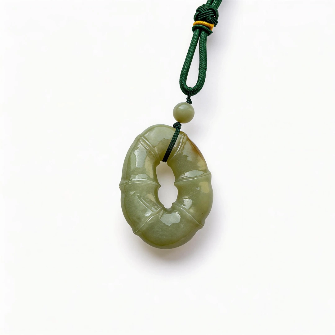 Hetian Jade Bracelet – clean white background product photo | QZZEN