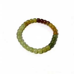 Hetian Jade Lotus Bracelet – clean white background product photo | QZZEN