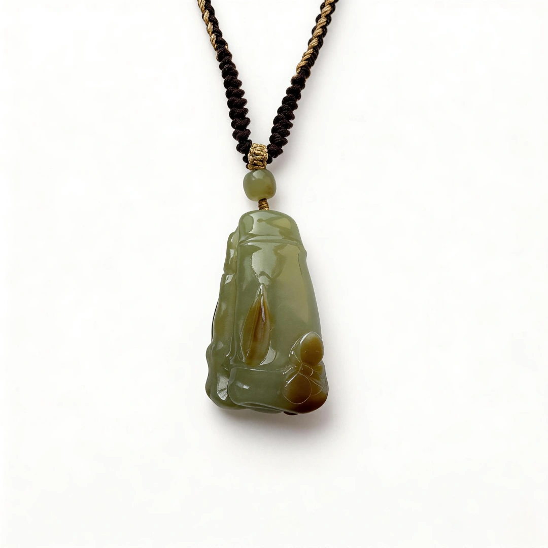 Hetian Jade Bracelet – clean white background product photo | QZZEN