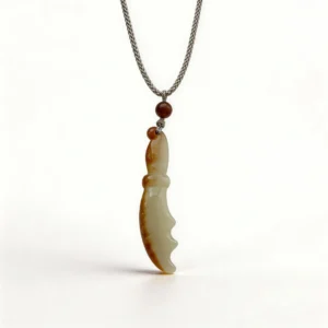 Hetian Jade Charm Bracelet – clean white background product photo | QZZEN