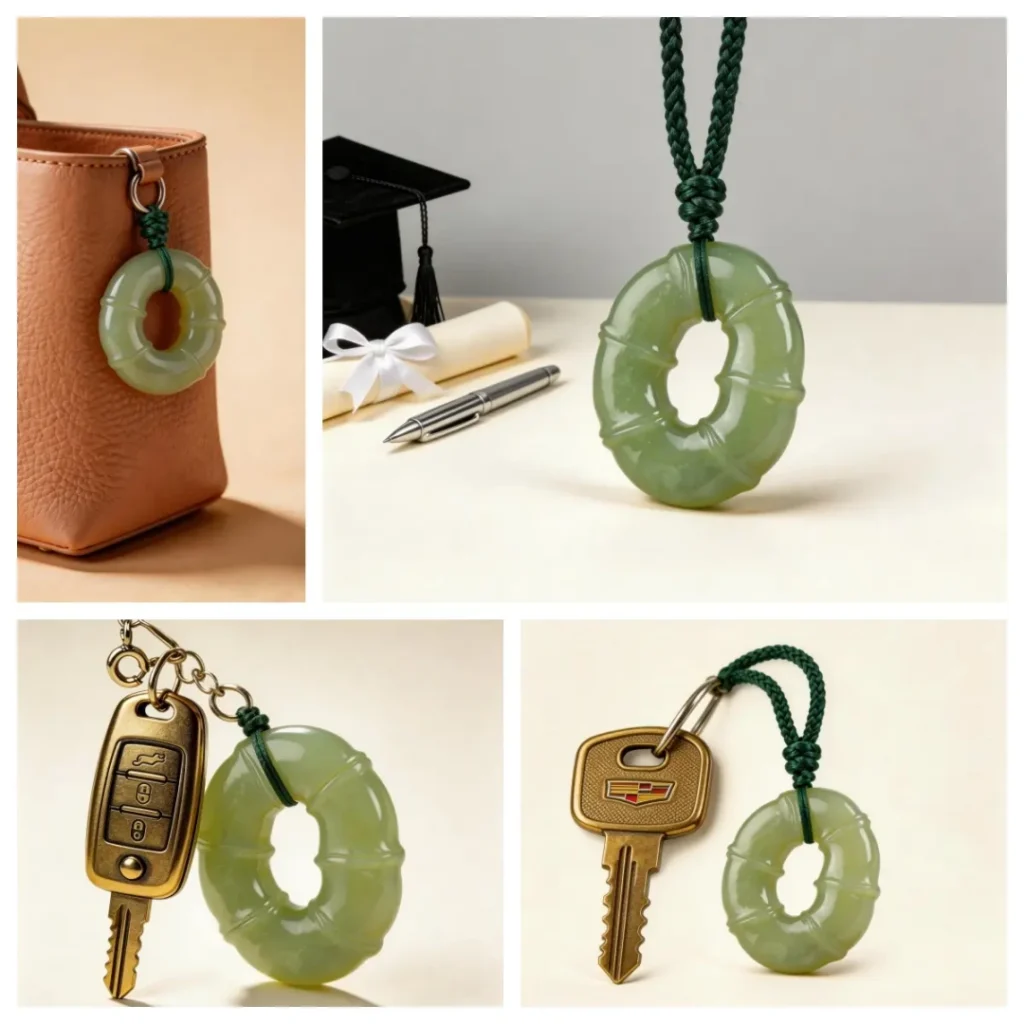 Hetian Jade Prosperity Fish styled view
