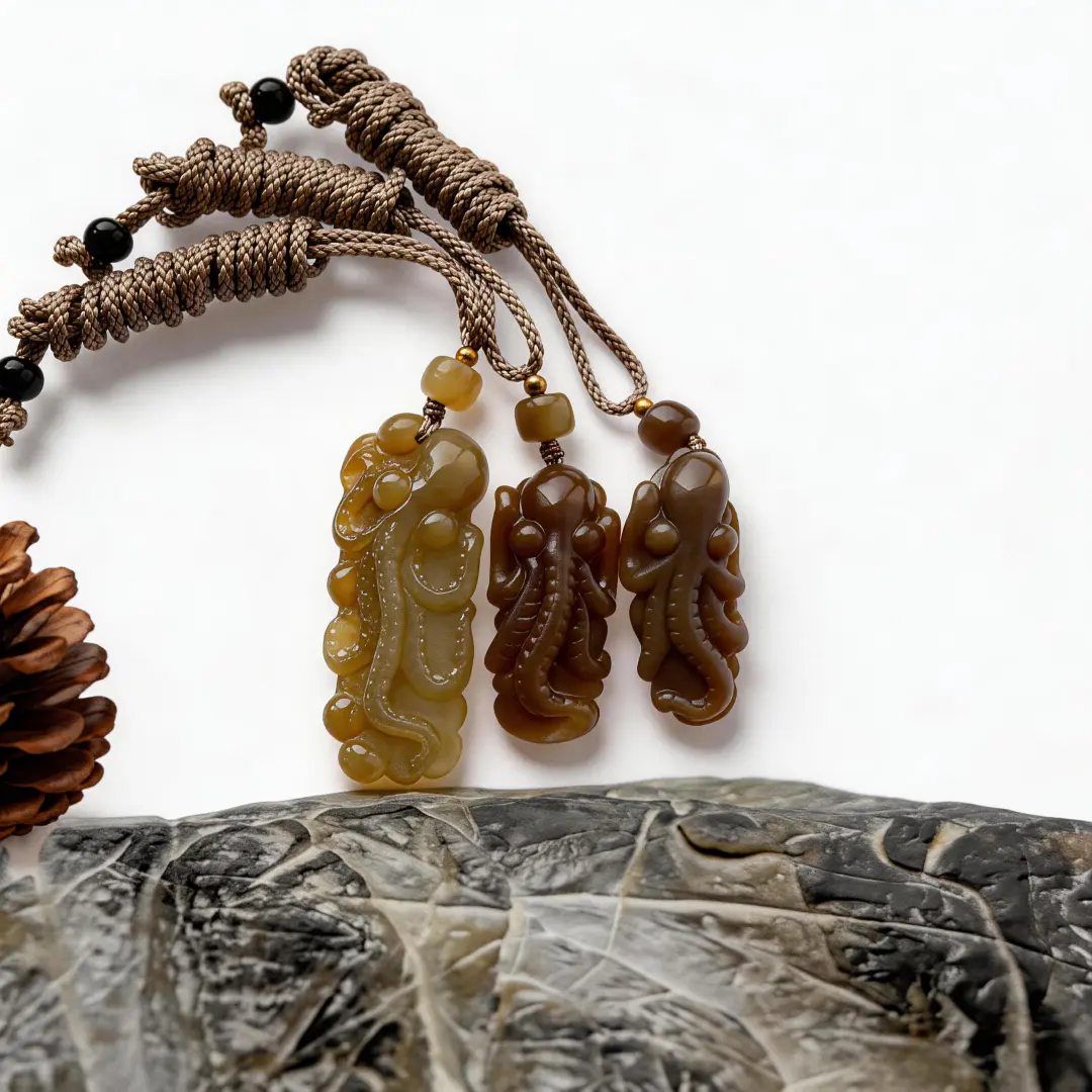Hetian Jade Bracelet worn on wrist in natural light | QZZEN