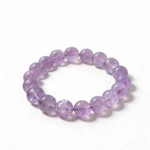 Lavender Amethyst Bracelet – clean white background product photo | QZZEN