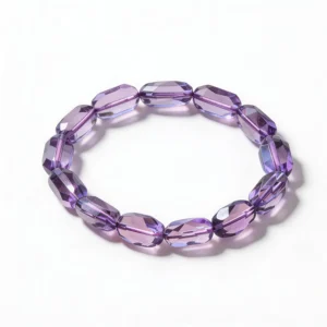 10mm Amethyst Bracelet – clean white background product photo | QZZEN