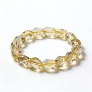 12mm Citrine Bracelet – clean white background product photo | QZZEN