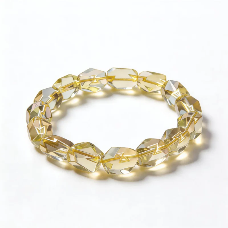 12mm Citrine Bracelet – clean white background product photo | QZZEN