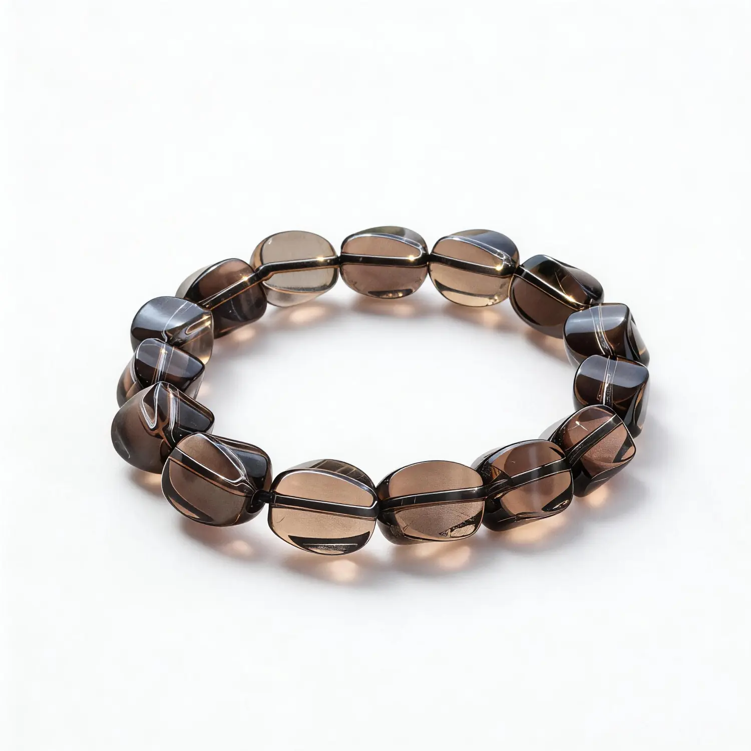 9mm Smoky Quartz Bracelet gift box packaging with care card | QZZEN