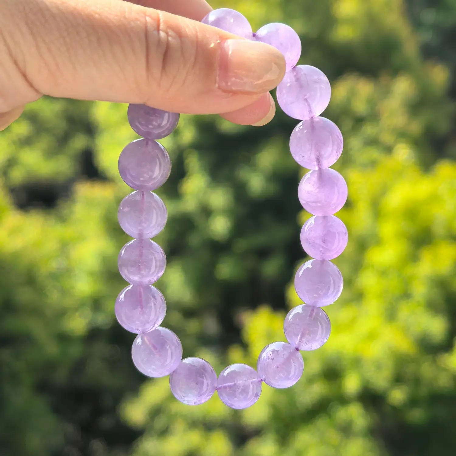 Lavender Amethyst Bracelet styled flat lay with calm ritual details | QZZEN