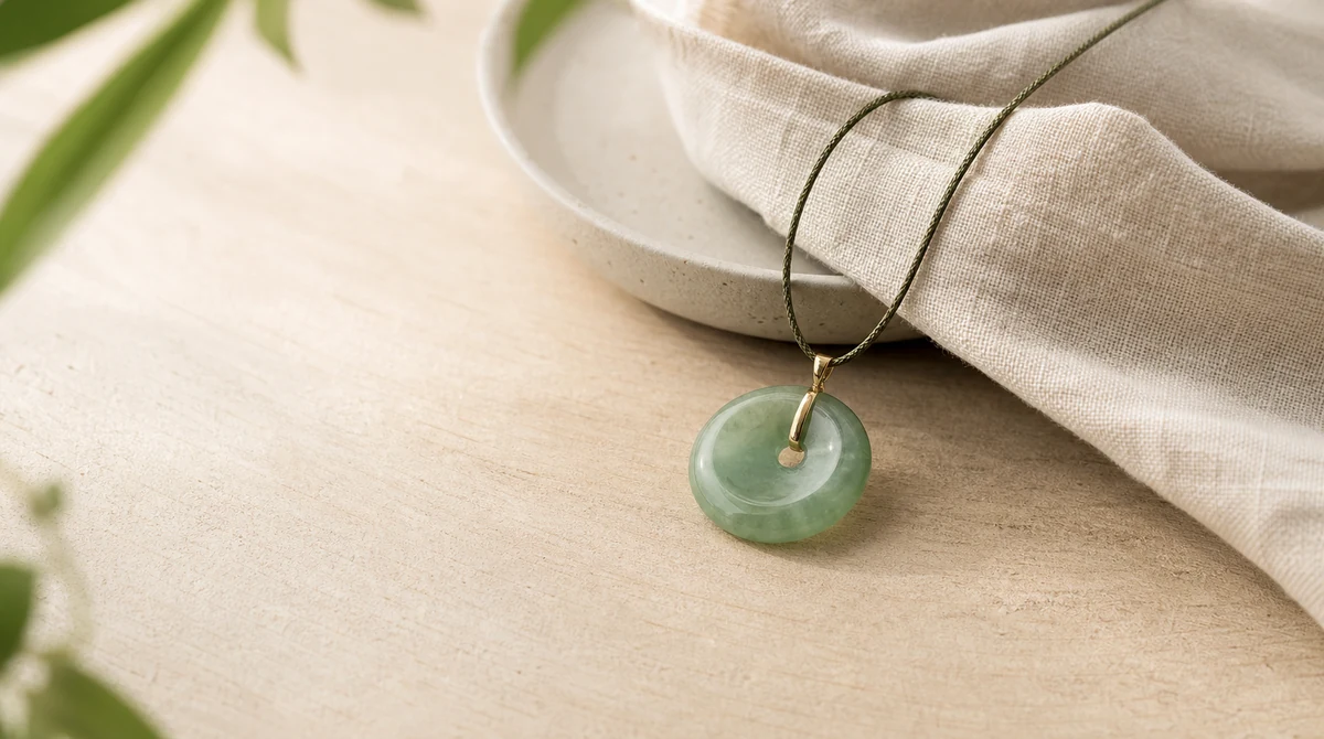 QZZEN editorial image for spring jade jewelry styling guide with natural crystal bracelet styling