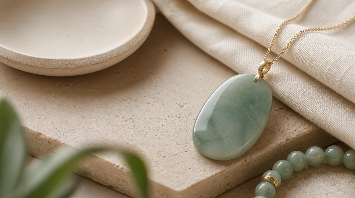 QZZEN editorial image for is your jade meaningful and well made? with natural crystal bracelet styling