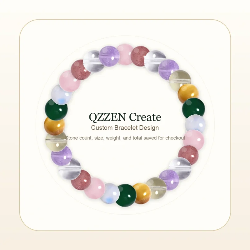 Custom QZZEN Bracelet Design ? clean white background product photo | QZZEN